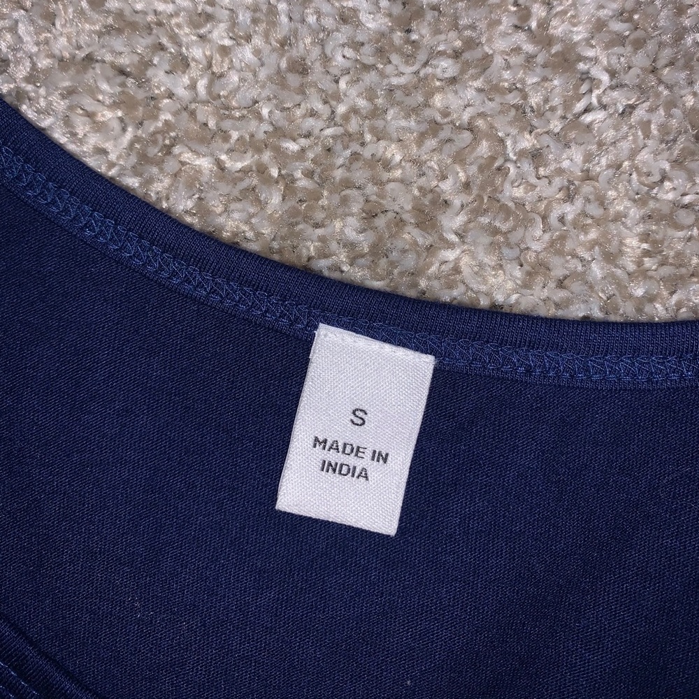 Women’s Dark Blue Joy Tank top - Picture 4 of 5